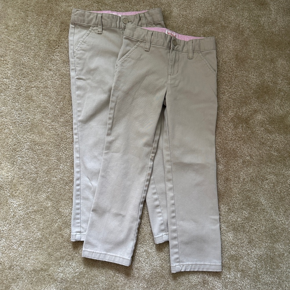 Cat & Jack Girls’ Uniform Chinos